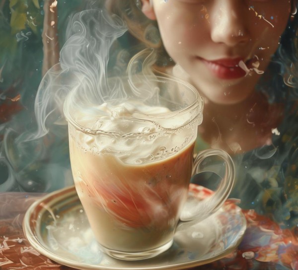 一杯奶茶，回忆中的未来，服务员的融合记忆