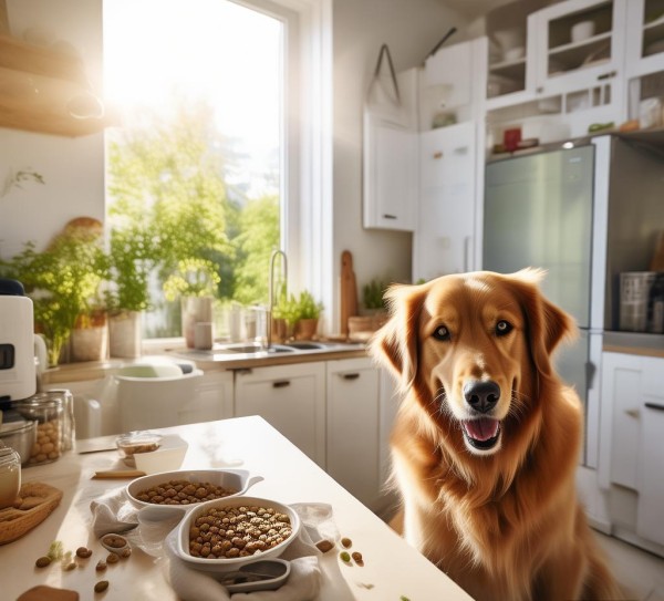 根据狗的饮食管理需求，建议选择一天一顿的方式，以确保狗的营养均衡和健康饮食。